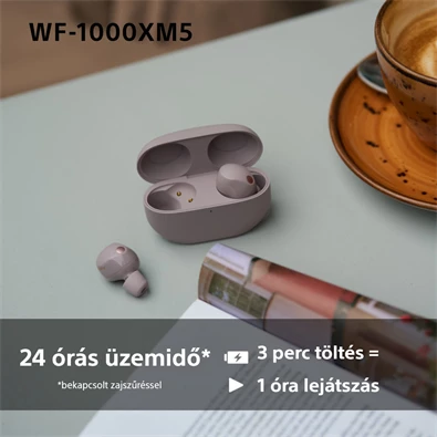 Sony WF1000XM5P.CE7 True Wireless Bluetooth zajszűrős rózsaszín fülhallgató