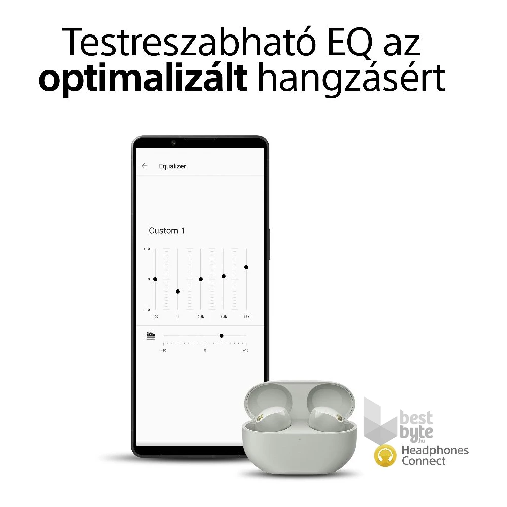 Sony WF1000XM5S.CE7 True Wireless Bluetooth zajszűrős ezüst fülhallgató