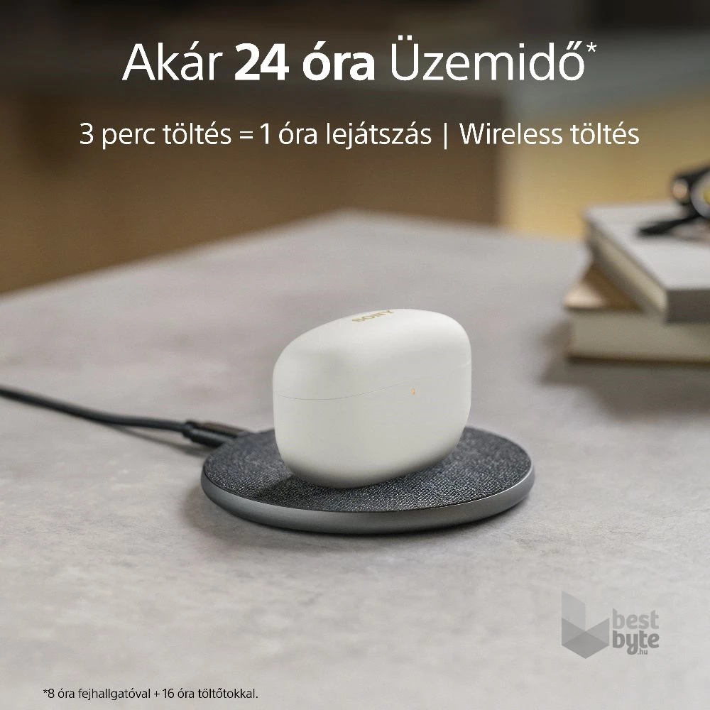 Sony WF1000XM5S.CE7 True Wireless Bluetooth zajszűrős ezüst fülhallgató