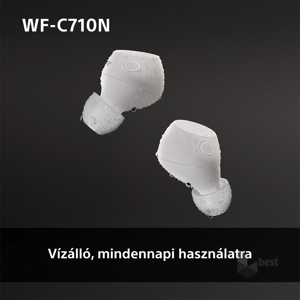 Sony WFC710 True Wireless Bluetooth zajszűrős fehér fülhallgató