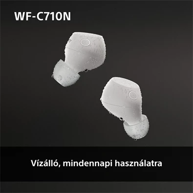 Sony WFC710 True Wireless Bluetooth zajszűrős fehér fülhallgató