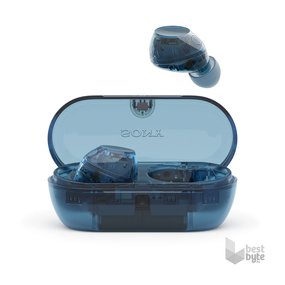 Sony WFC710 True Wireless Bluetooth zajszűrős üvegkék fülhallgató