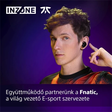 Sony WFG700NB.CE7 INZONE Buds Bluetooth fekete zajszűrős gamer fülhallgató