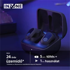 Sony WFG700NB.CE7 INZONE Buds Bluetooth fekete zajszűrős gamer fülhallgató