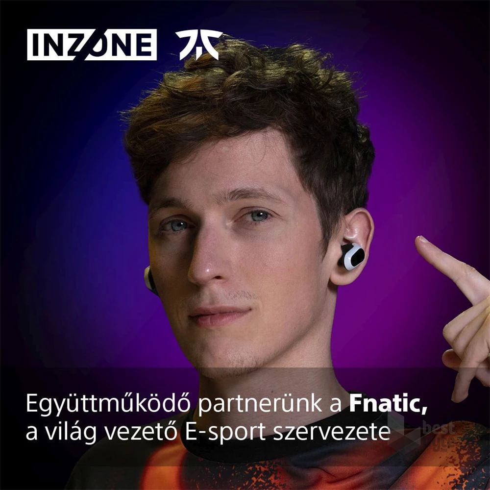 Sony WFG700NW.CE7 INZONE Buds Bluetooth fehér zajszűrős gamer fülhallgató