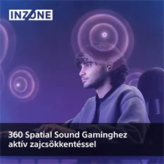 Sony WFG700NW.CE7 INZONE Buds Bluetooth fehér zajszűrős gamer fülhallgató