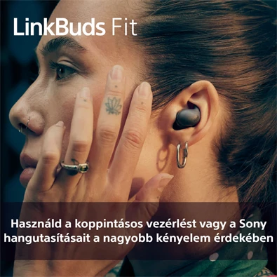 Sony WF-LS910N Linkbuds Fit zajszürős True Wireless Bluetooth fehér fülhallgató