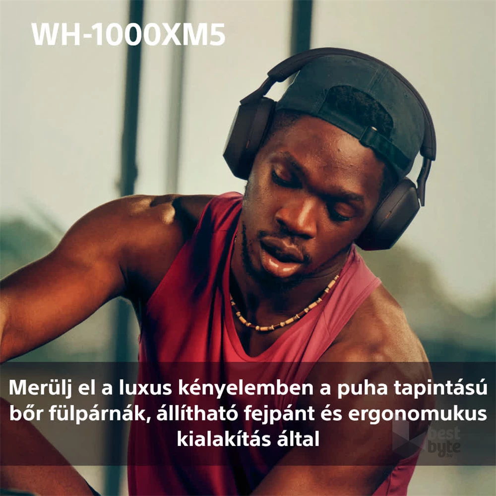 Sony WH-1000XM5 Bluetooth platina ezüst fejhallgató