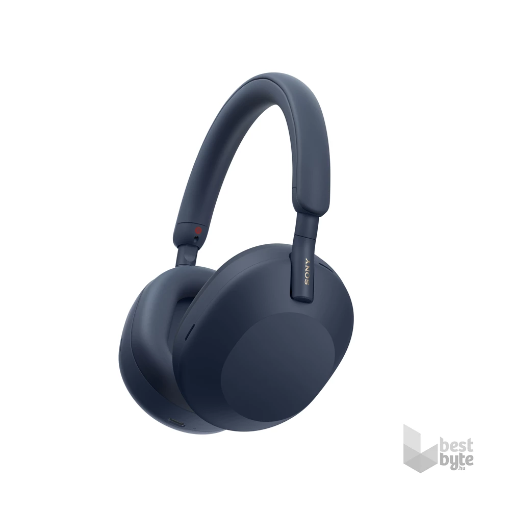 Sony WH-1000XM5 Prémium Bluetooth éjkék zajszűrős fejhallgató