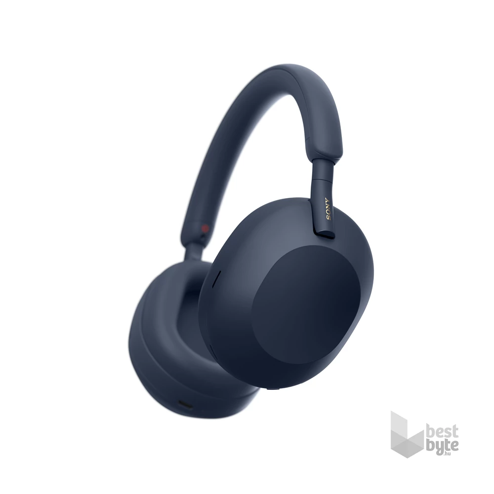Sony WH-1000XM5 Prémium Bluetooth éjkék zajszűrős fejhallgató