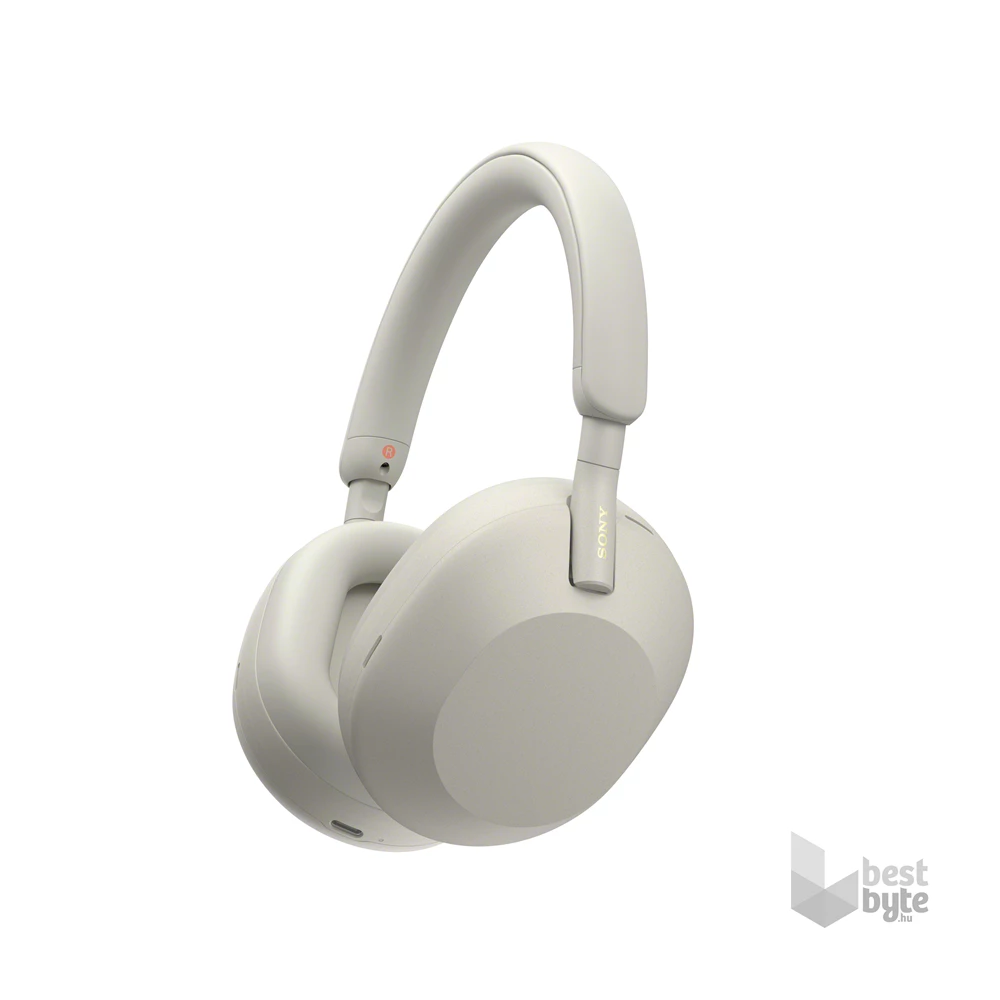 Sony WH-1000XM5 Prémium Bluetooth platina ezüst zajszűrős fejhallgató