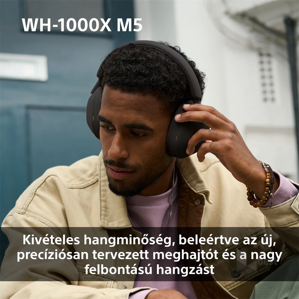 Sony WH-1000XM5 Prémium Bluetooth platina ezüst zajszűrős fejhallgató