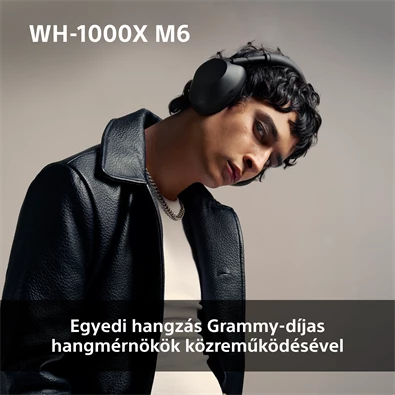 Sony WH1000XM6L.CE7 vezeték nélküli éjkék fejhallgató