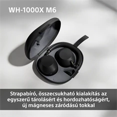 Sony WH1000XM6L.CE7 vezeték nélküli éjkék fejhallgató