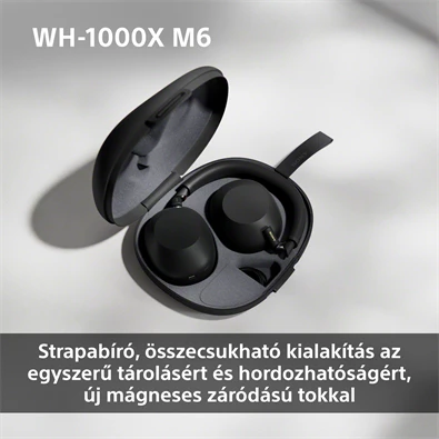 Sony WH1000XM6L.CE7 vezeték nélküli éjkék fejhallgató