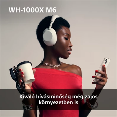 Sony WH1000XM6L.CE7 vezeték nélküli éjkék fejhallgató