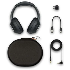 Sony WH1000X M3 Hi-Res Bluetooth/aptX mikrofonos fekete fejhallgató