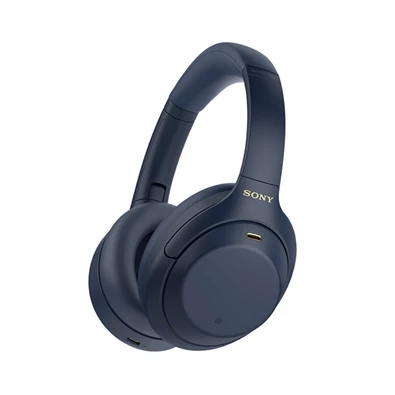 Sony WH1000XM4 Hi-Res Bluetooth/aptX éjkék mikrofonos fejhallgató