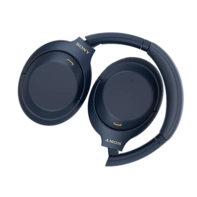 Sony WH1000XM4 Hi-Res Bluetooth/aptX éjkék mikrofonos fejhallgató