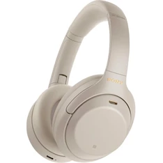 Sony WH1000XM4 Hi-Res Bluetooth/aptX ezüst mikrofonos fejhallgató