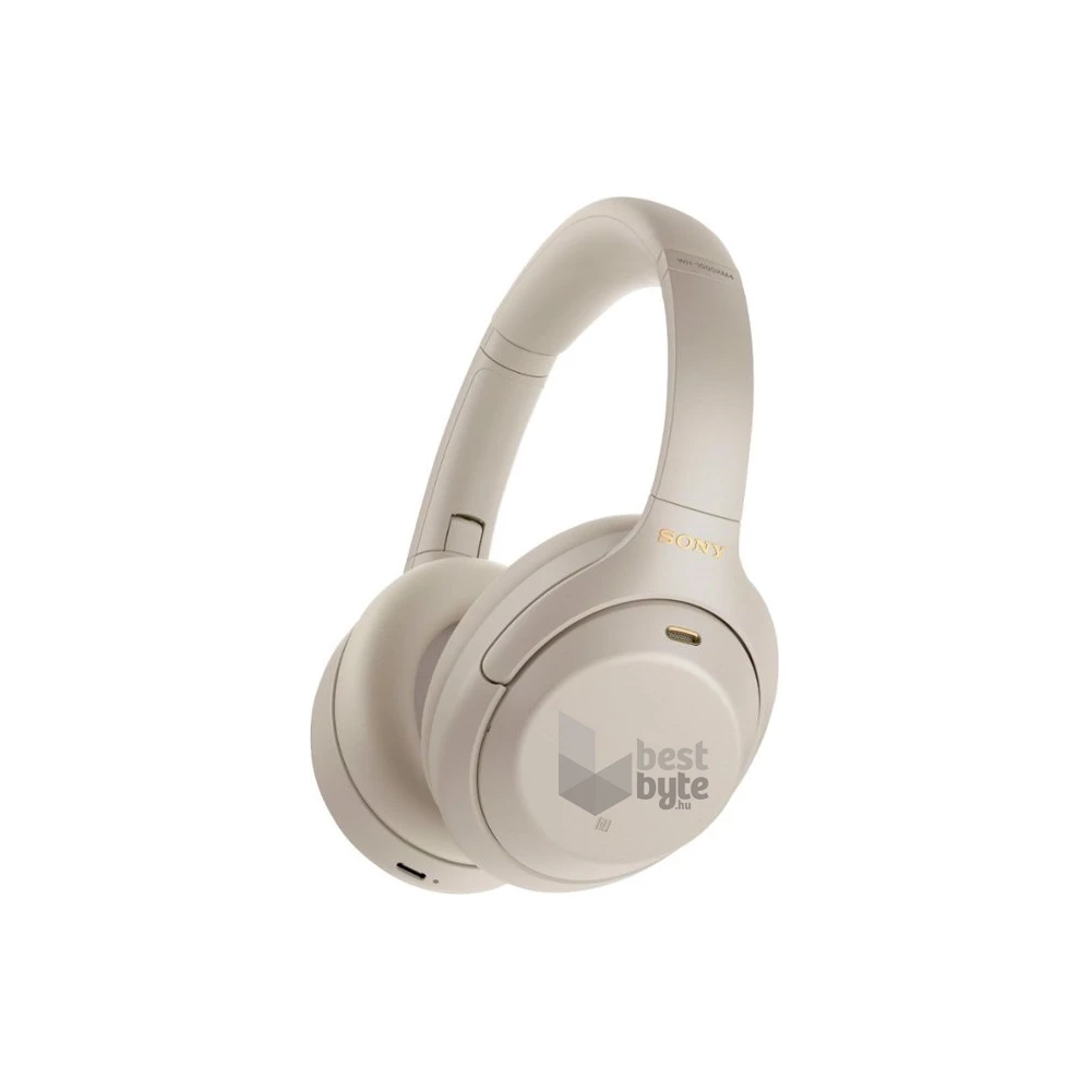 Sony WH1000XM4 Hi-Res Bluetooth/aptX ezüst mikrofonos fejhallgató