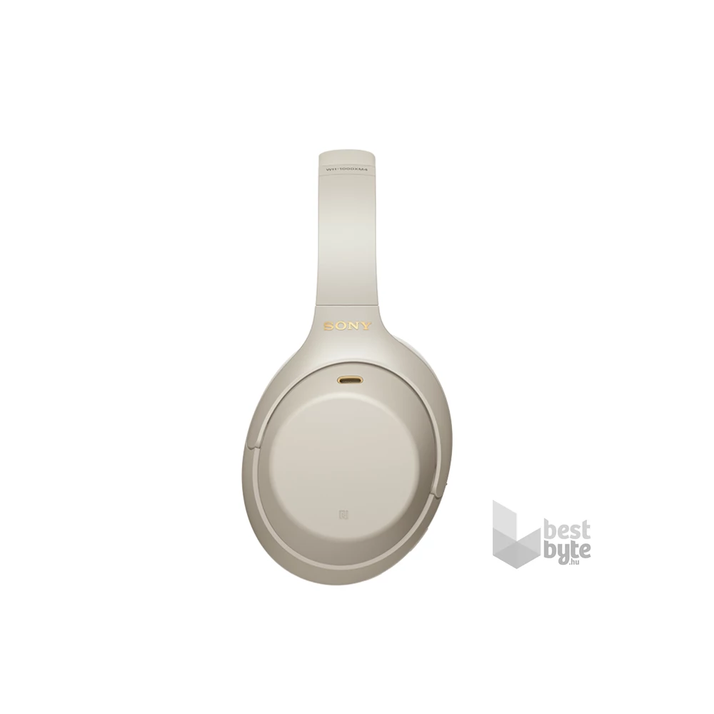Sony WH1000XM4 Hi-Res Bluetooth/aptX ezüst mikrofonos fejhallgató