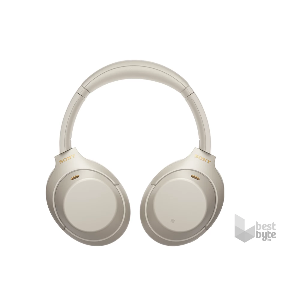 Sony WH1000XM4 Hi-Res Bluetooth/aptX ezüst mikrofonos fejhallgató