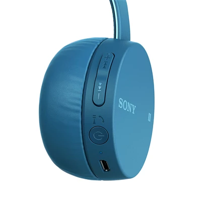 Sony WHCH400L Bluetooth kék fejhallgató headset