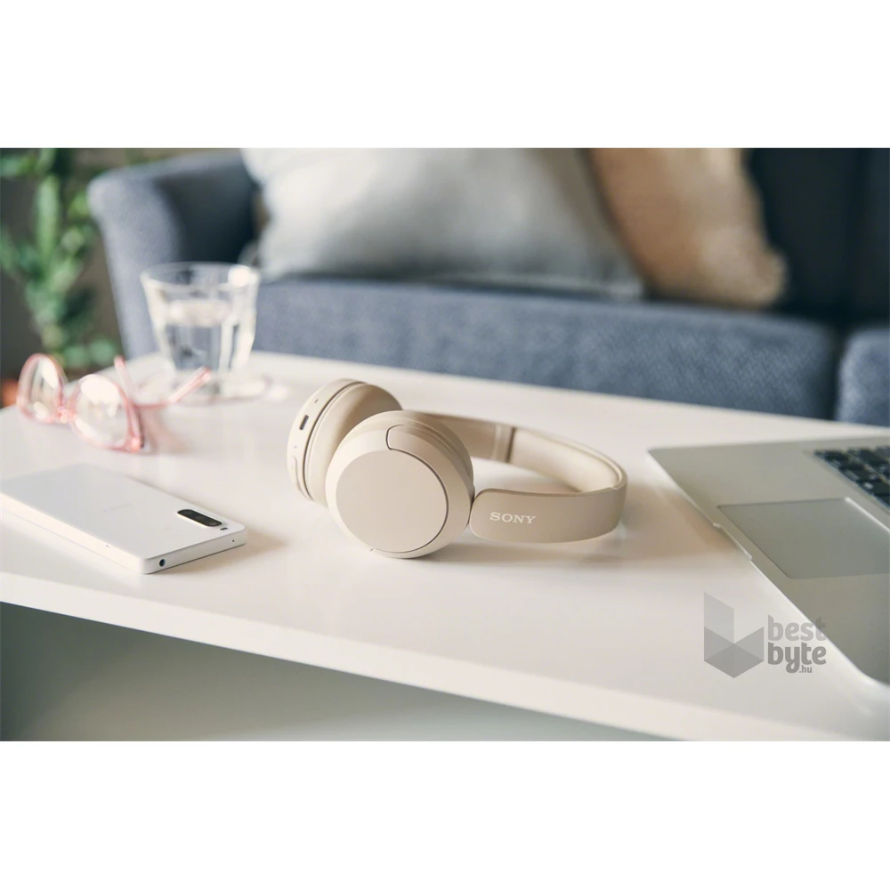 Sony WHCH520C.CE7 Bluetooth bézs fejhallgató
