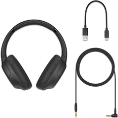 Sony WHCH710NB Bluetooth aktív zajszűrős fekete fejhallgató