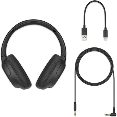 Sony WHCH710NB Bluetooth aktív zajszűrős fekete fejhallgató