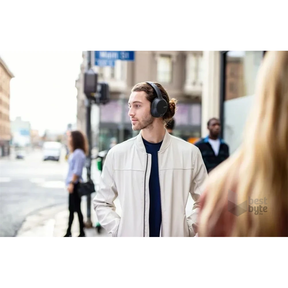 Sony WHCH710NB Bluetooth aktív zajszűrős fekete fejhallgató