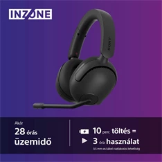 Sony WHG500B.CE7 INZONE H5 vezeték nélküli fekete headset
