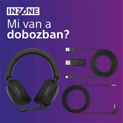 Sony WHG500B.CE7 INZONE H5 vezeték nélküli fekete headset
