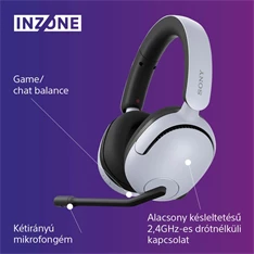 Sony WHG500W.CE7 INZONE H5 vezeték nélküli fehér headset