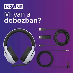 Sony WHG500W.CE7 INZONE H5 vezeték nélküli fehér headset