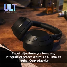 Sony WHULT900NB.CE7 ULT WEAR zajszűrős fekete Bluetooth fejhallgató