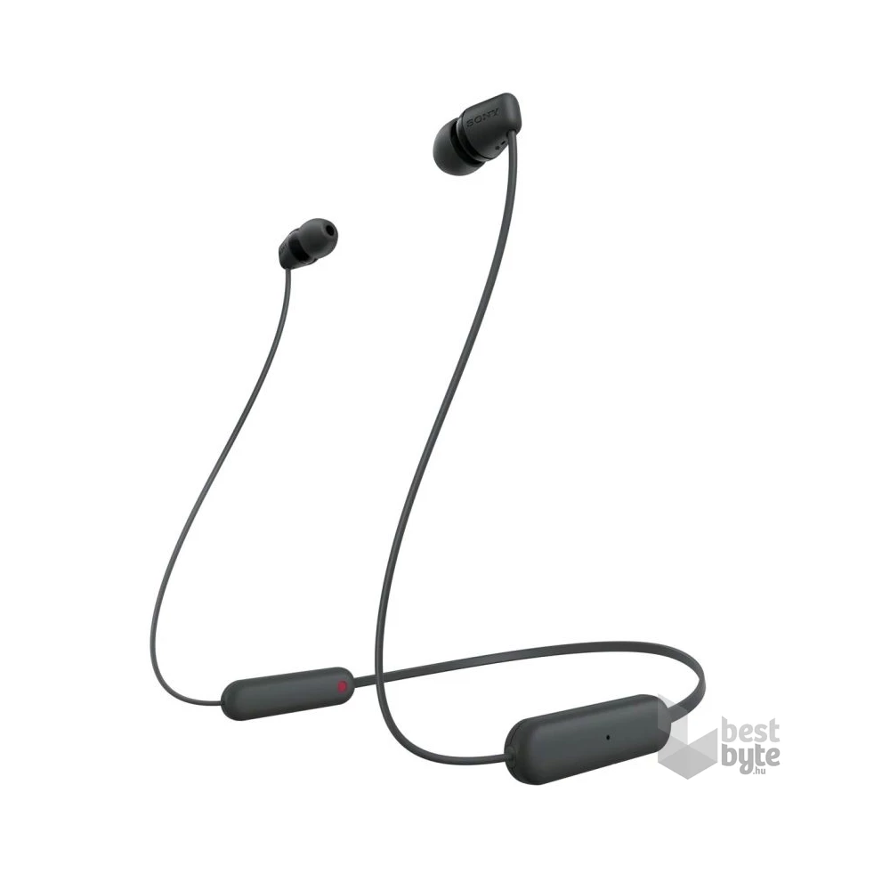 Sony WIC100B Bluetooth fekete fülhallgató