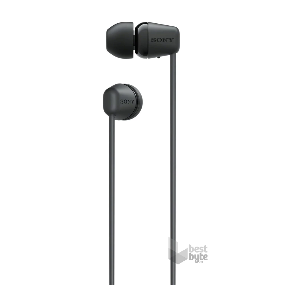 Sony WIC100B Bluetooth fekete fülhallgató