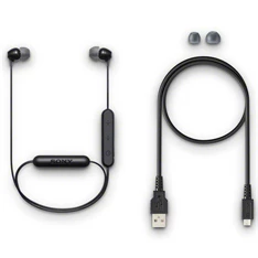 Sony WIC300B Bluetooth fekete fülhallgató headset