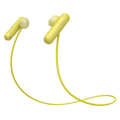 Sony WISP500Y Bluetooth sárga sport fülhallgató