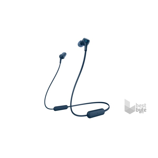 Sony WIXB400L Bluetooth kék fülhallgató headset