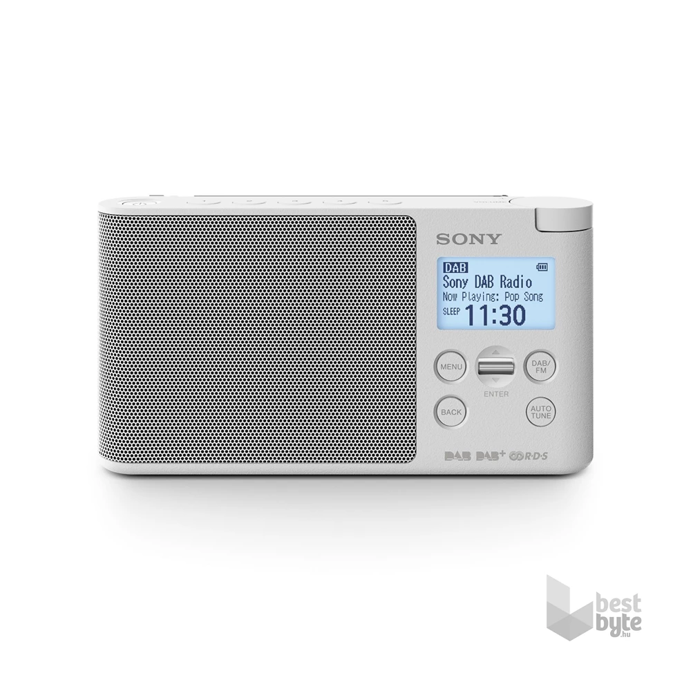 Sony XDRS41DW hálózati töltős fehér FM rádió