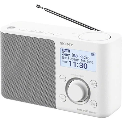 Sony XDRS61 hálózati töltős fehér FM rádió