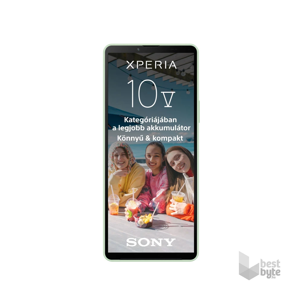 Sony Xperia 10 V 6/128GB DualSIM kártyafüggetlen okostelefon - zöld (Android)