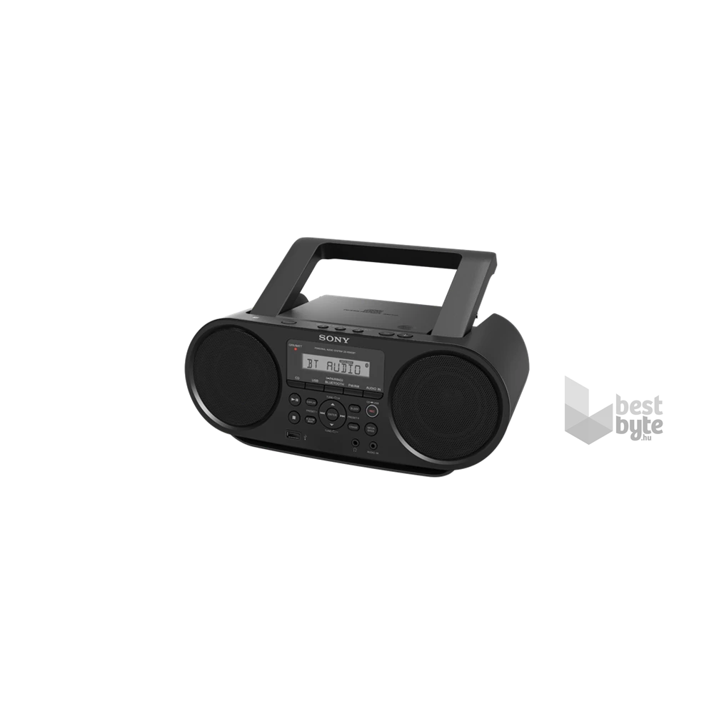 Sony ZSRS60BT.CET hordozható Bluetooth fekete CD rádió