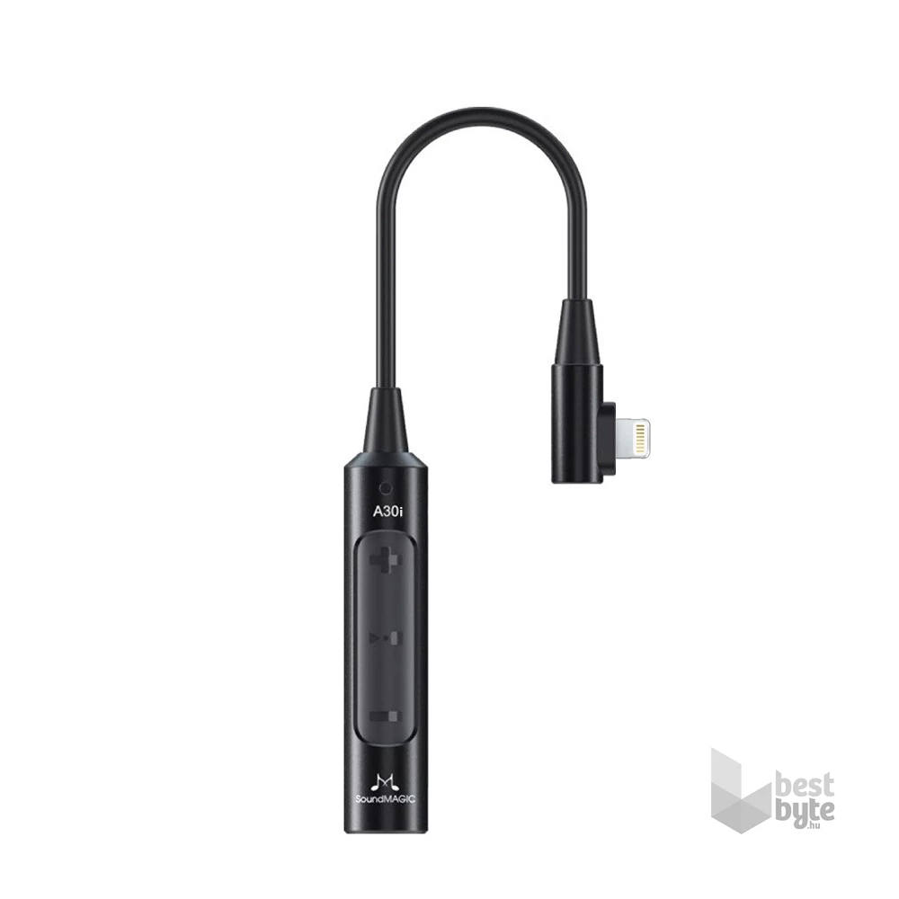 SoundMAGIC A30i hordozható Lightning DAC fejhallgató erősítő