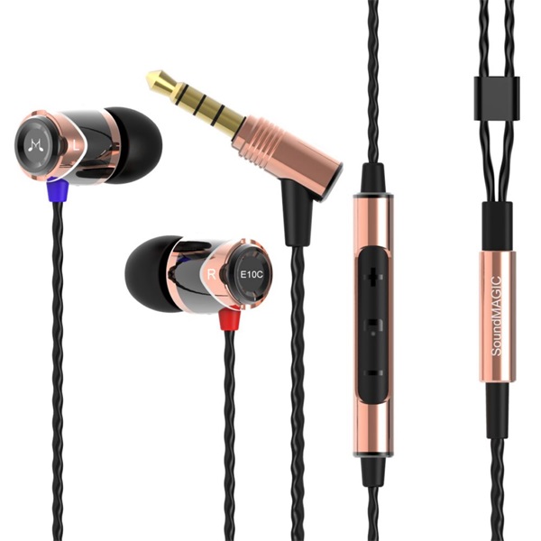SOUNDMAGIC SM-E10C-03 In-Ear fekete-arany fülhallgató headset