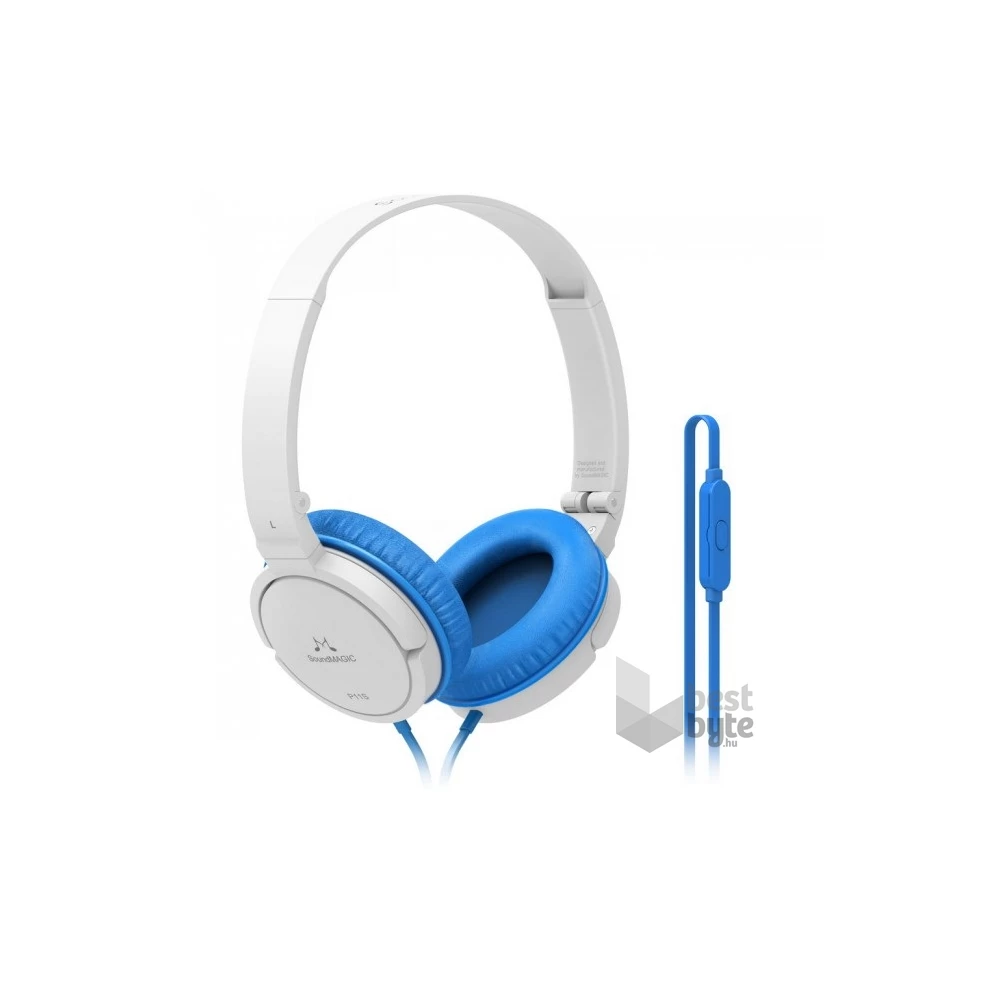 SoundMAGIC SM-P11S On-Ear fehér-kék fejhallgató