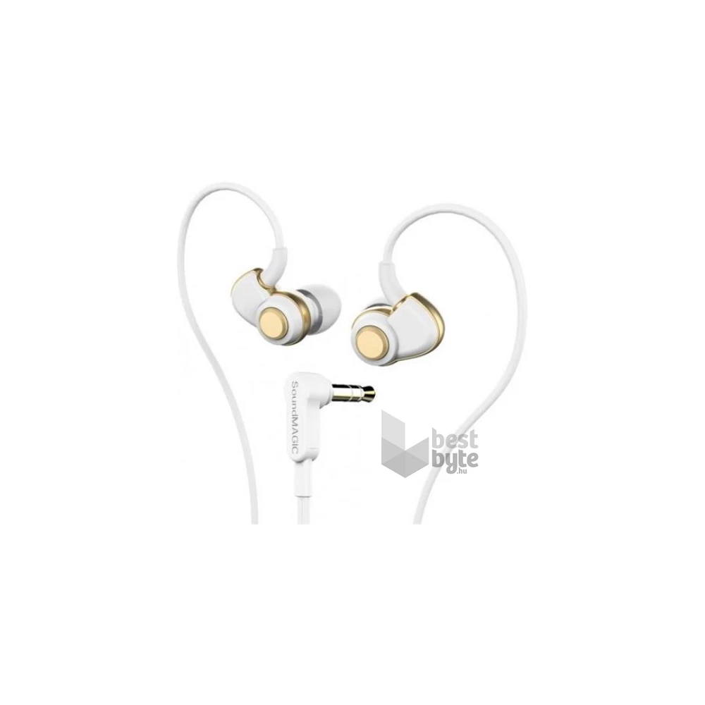 SoundMAGIC PL30+C In-Ear mikrofonos fehér-arany fülhallgató